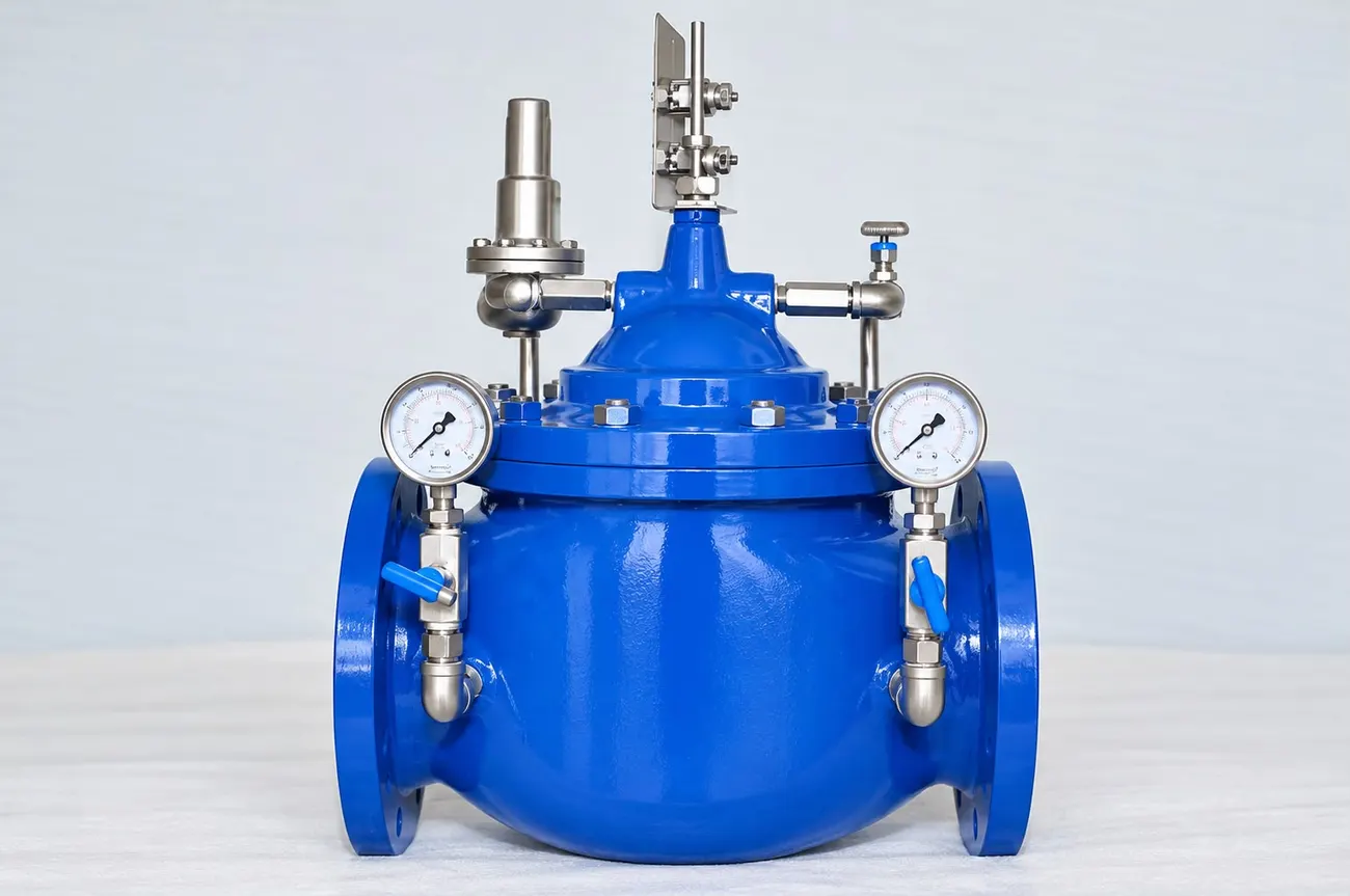 Pilot operated control valve