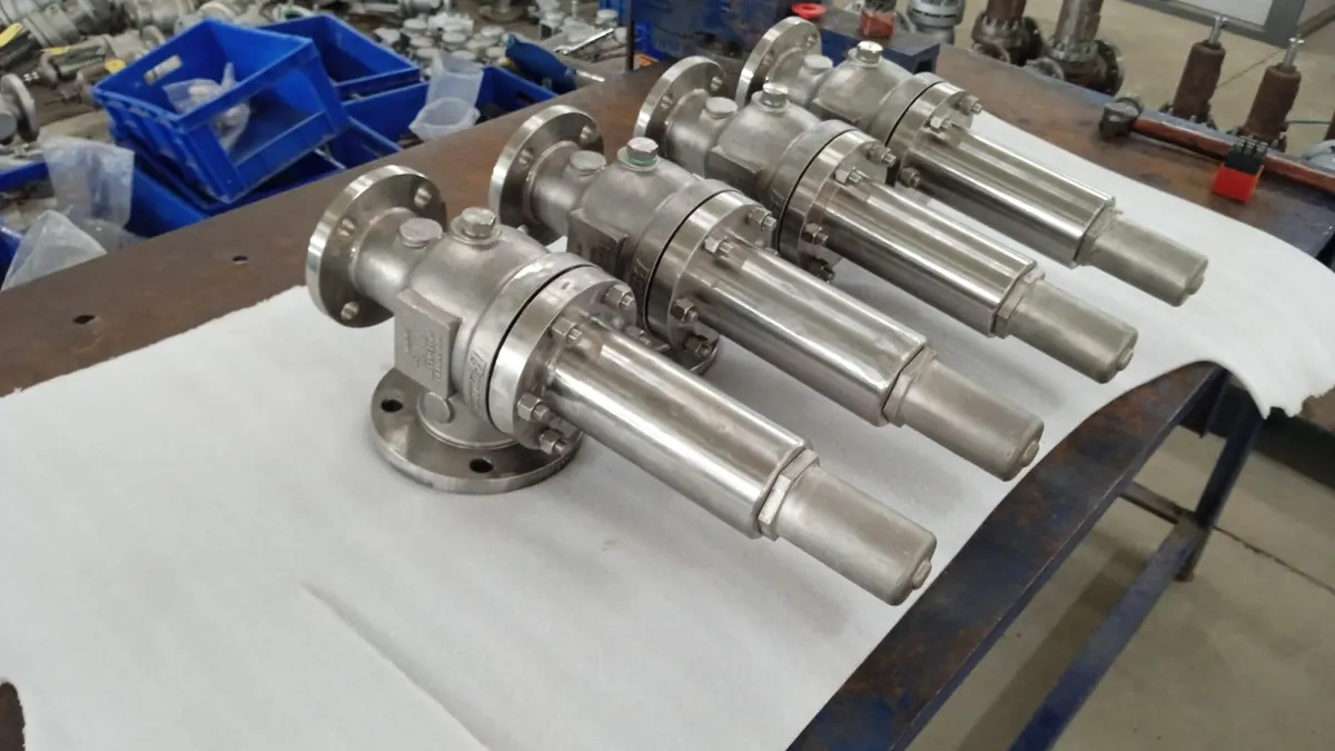 Stainless steel valve assemblies